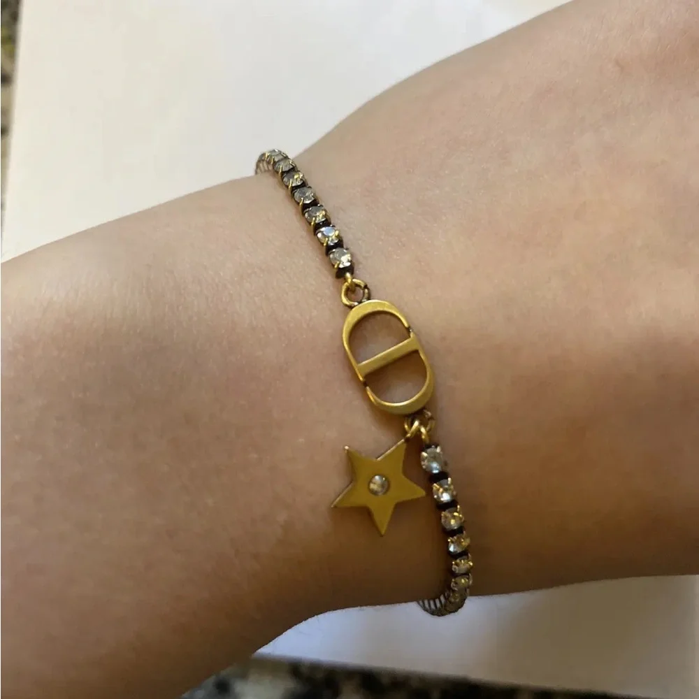 Christian Dior Star Charm Tennis Bracelet